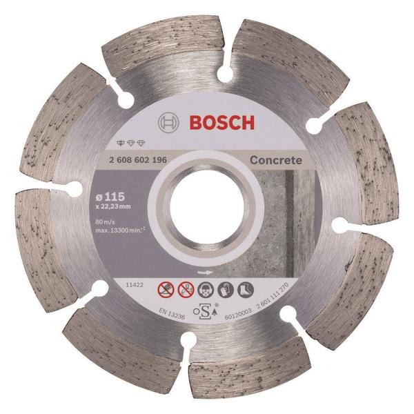 Imagem de Disco De Corte Diamantado Para Concreto 4.1/2' 115mm x 22,23mm 2608.602.196-000 - Bosch