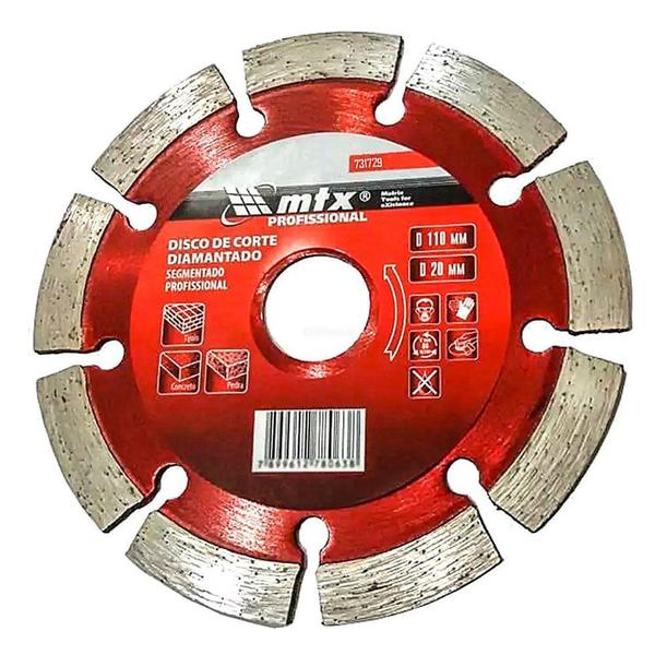 Imagem de Disco de Corte Diamantado Segmentado 115X22MM 731729 - Mtx