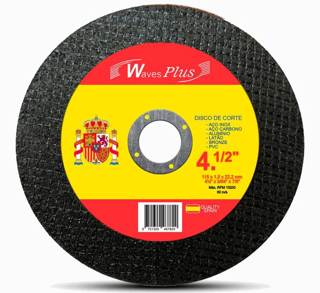 Imagem de Disco de Corte Espanha Waves 4-1/2"X1X7/8