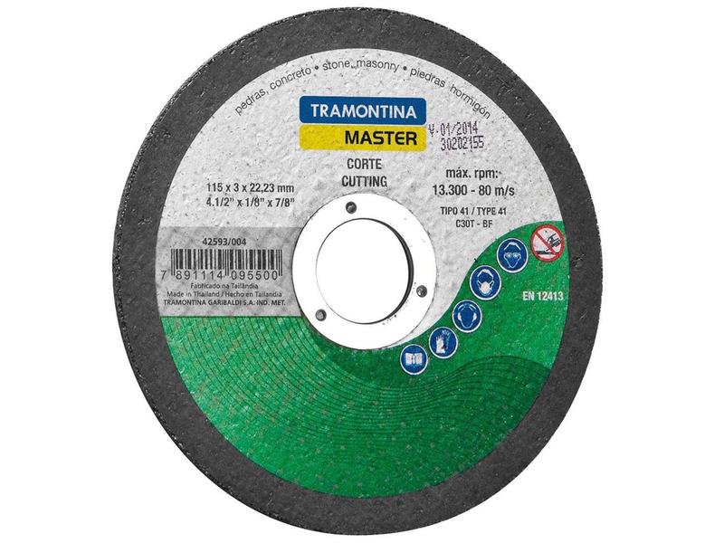 Imagem de Disco de Corte Ideal para Pedras 4.1/2” Tramontina - 42593004