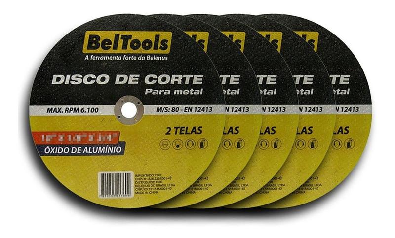 Imagem de Disco De Corte Inox Ferro 4.1/2 X 7/8 Beltools - 50pc