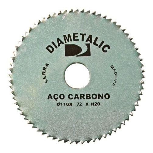 Imagem de Disco De Corte P/ Madeira Aço Carbono 110mm Diametalic