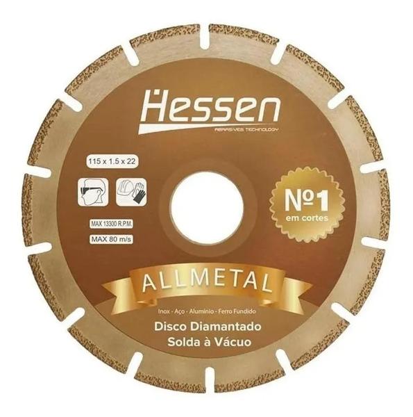 Imagem de Disco De Corte Para Aço, Alumínio, Inox, Ferro Fundido 115 Mm X 22mm P/ Esmerilhadeira