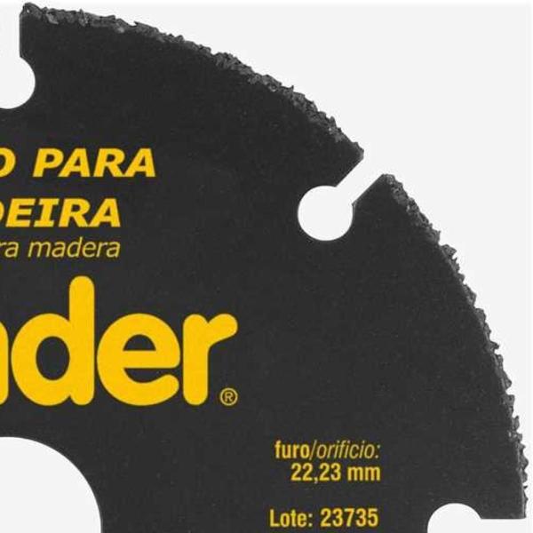 Imagem de Disco De Corte Tungstênio 115mm Segmentado Para Madeira DMV115 Vonder