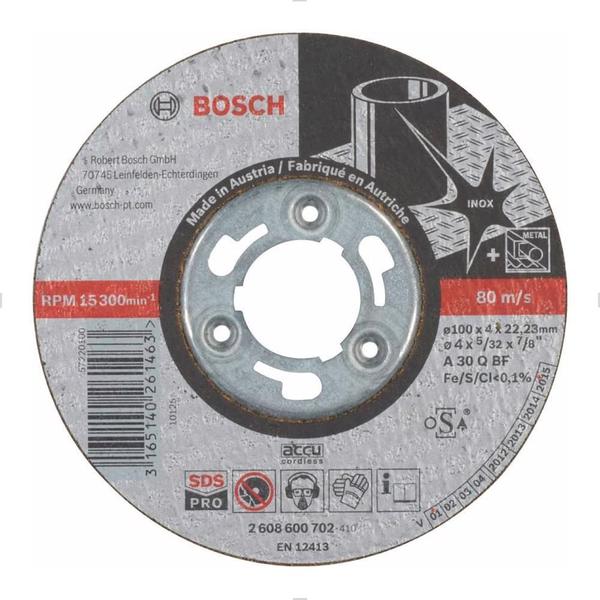 Imagem de Disco De Desbaste 4 Para Inox 2608600702 Bosch