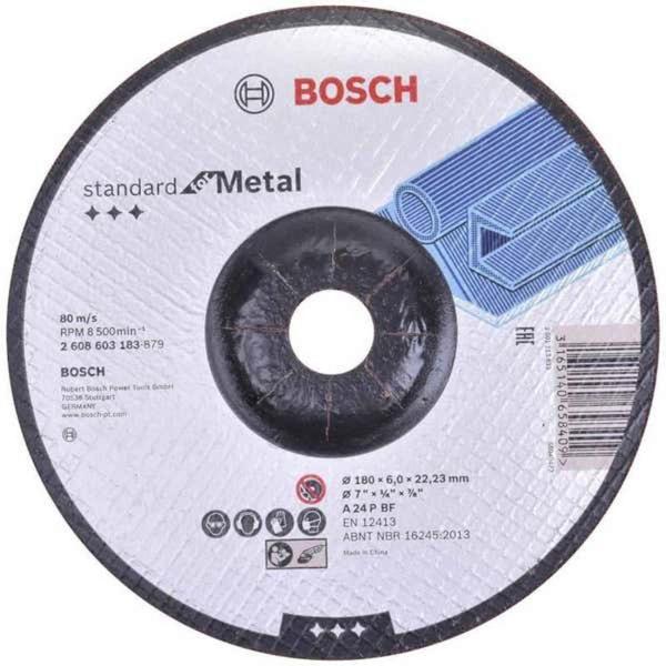 Imagem de Disco de Desbaste Metal 9 POL x 1/4 POL Furo 7/8 POL Standard com 5 Peças BOSCH