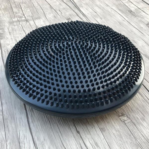 Disco De Equilíbrio Fisioterapia Pilates Inflável Preto + Bomba - Performance Imagem de Disco De Equilíbrio Fisioterapia Pilates Inflável Preto + Bomba