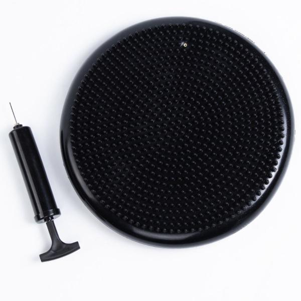 Disco De Equilíbrio Fisioterapia Pilates Inflável Preto + Bomba - Performance Imagem de Disco De Equilíbrio Fisioterapia Pilates Inflável Preto + Bomba