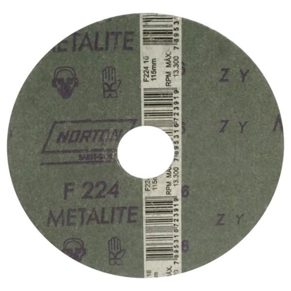 Imagem de Disco de Fibra Metalite F224 115x22mm - NORTON