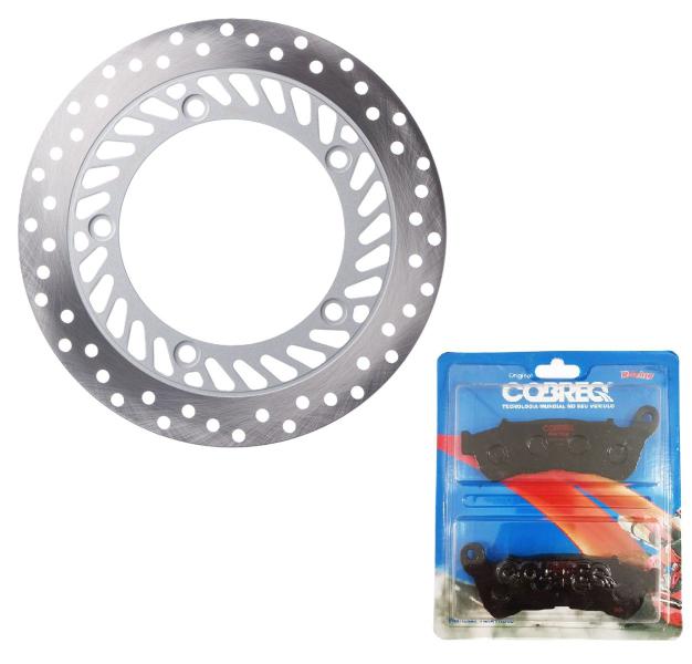 Disco de Freio Dianteiro Cb 300R Abs + Pastilhas Racing - GP7 / COBREQ Imagem de Disco de Freio Dianteiro Cb 300R Abs + Pastilhas Racing