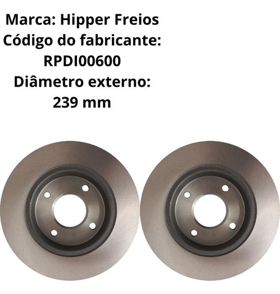 Imagem de Disco De Freio Dianteiro Ford Courier Fiesta Ka Rpdi00600