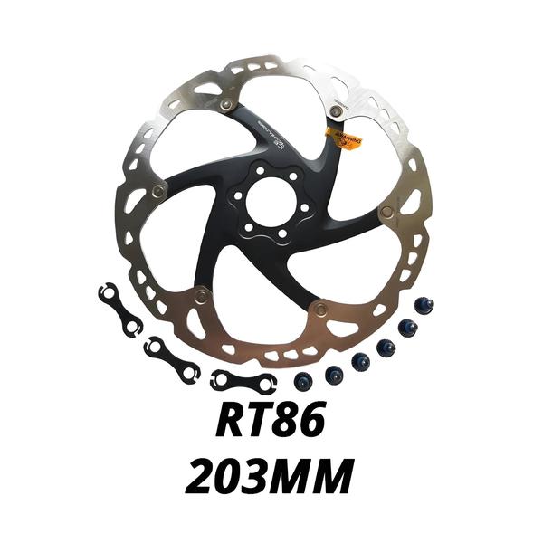 Imagem de Disco de Freio Shimano Deore XT RT86 - MTB - 6 Parafusos - 160mm/180mm/203mm