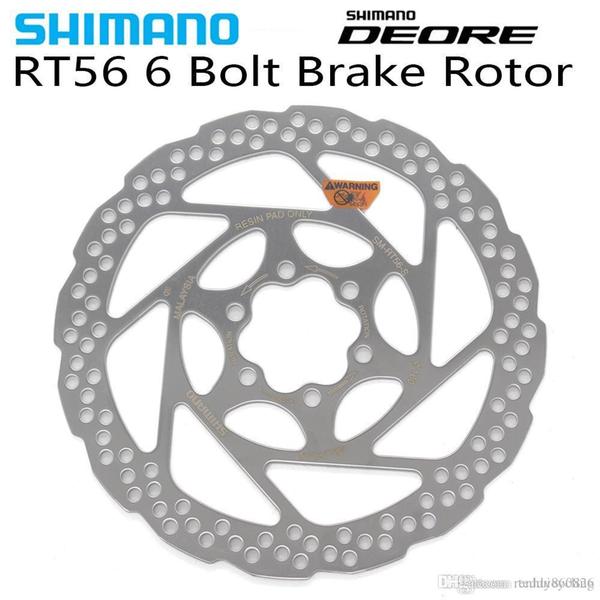 Imagem de Disco De Freio Shimano Rt-56 160/180mm 6 Parafusos