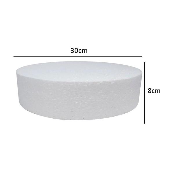 Imagem de Disco De Isopor 30X8Cm Pacote Com 1 Unidade Styroform