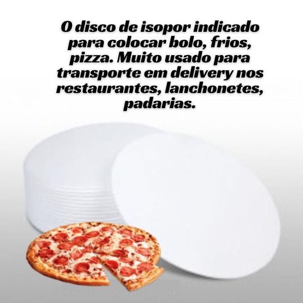 Imagem de Disco De Isopor Pacote Com 400 Unidades P/ Bolo Pizza Frios