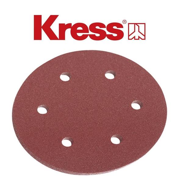 Disco De Lixa 225Mm Grão 60 Lixadeira Girafa Com 5Pçs Kress Imagem de Disco De Lixa 225Mm Grão 60 Lixadeira Girafa Com 5Pçs Kress