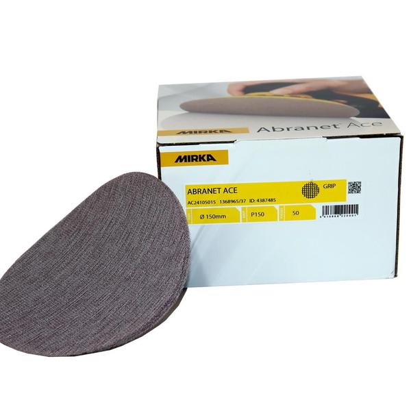 Disco de Lixa Abranet Ace 6 ''/ 150MM P150 Mirka - unidade Imagem de Disco de Lixa Abranet Ace 6 ''/ 150MM P150 Mirka - unidade