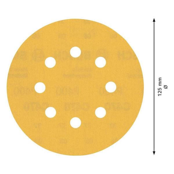 Imagem de Disco De Lixa Bosch Expert C470 125Mm G400, 5 Peças