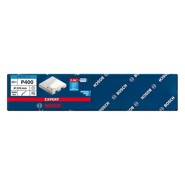 Disco De Lixa Expert 225Mm G400 M480 25 Peças Bosch Imagem de Disco De Lixa Expert 225Mm G400 M480 25 Peças Bosch