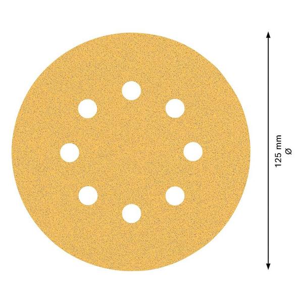 Imagem de Disco de lixa Expert C470 125mm G80, 50 peças - Bosch 