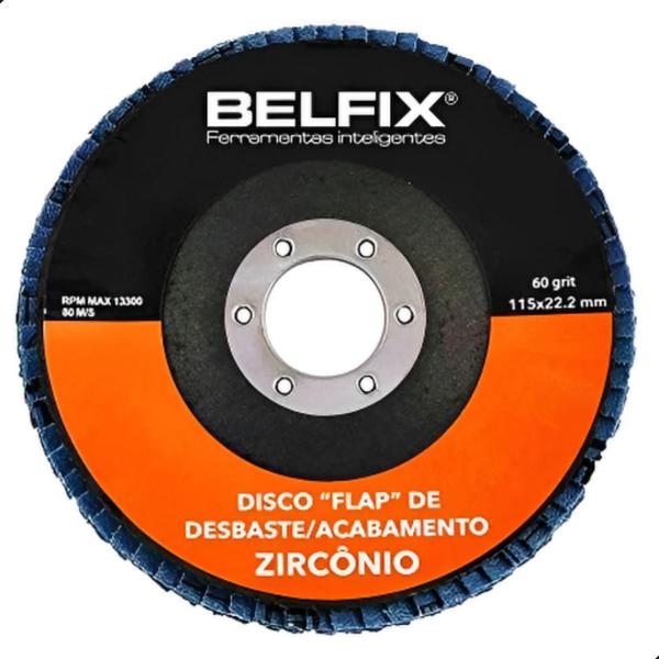 Imagem de Disco De Lixa Flap 4.1/2 115mm Grão 120 Desbaste Lixadeira