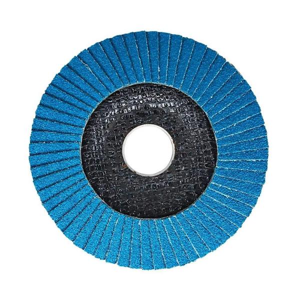 Disco de Lixa Flap 4.1/2 POL Grana 60 Com 5 Unidades STARRETT Imagem de Disco de Lixa Flap 4.1/2 POL Grana 60 Com 5 Unidades STARRETT