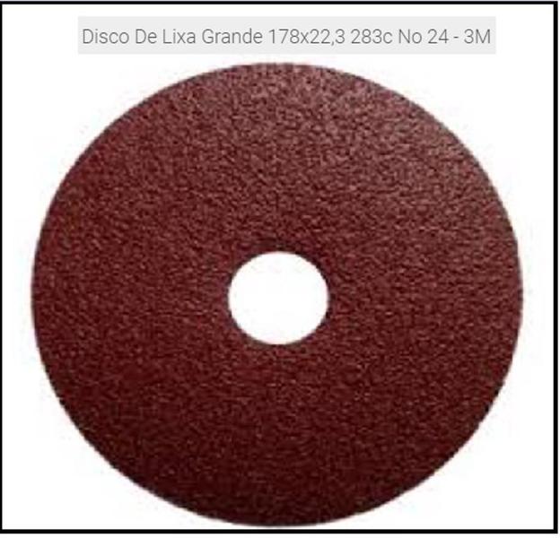 Imagem de Disco de lixa grande 178x22,3 283c no 24 - 3m