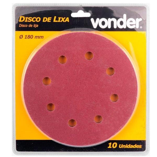 Imagem de Disco de Lixa para Parede 7" Grão 180 Vonder