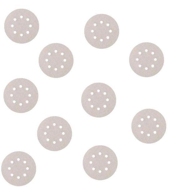 Disco de Lixa Pluma 125mm 8 Furos Roto Orbital Grão 60 Kit com 10 unidades - STARFER Imagem de Disco de Lixa Pluma 125mm 8 Furos Roto Orbital Grão 60 Kit com 10 unidades