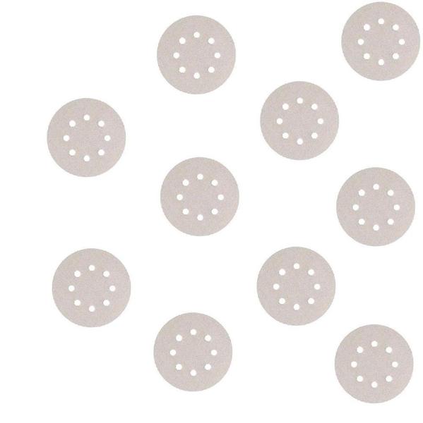 Disco de Lixa Pluma 125mm 8 Furos Roto Orbital Grão 60 Kit com 10 unidades - STARFER Imagem de Disco de Lixa Pluma 125mm 8 Furos Roto Orbital Grão 60 Kit com 10 unidades