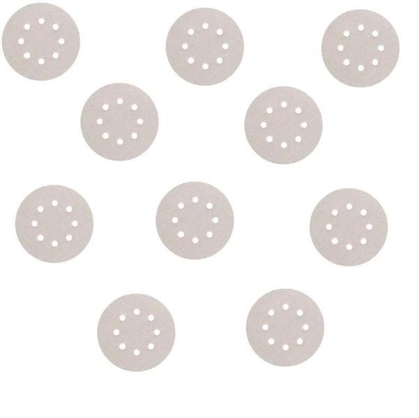 Disco de Lixa Pluma 125mm 8 Furos Roto Orbital Grão 60 Kit com 10 unidades - STARFER Imagem de Disco de Lixa Pluma 125mm 8 Furos Roto Orbital Grão 60 Kit com 10 unidades
