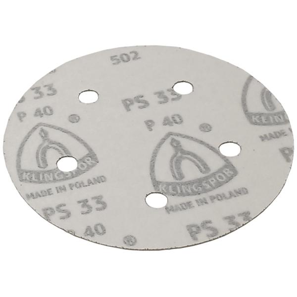 Imagem de Disco de Lixa tiras autocolantes 125mm PS33CK/BK 5 Furos Klingspor