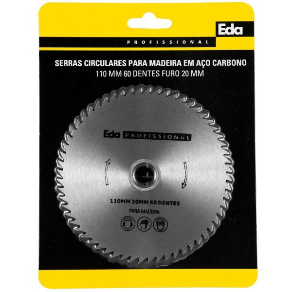 Imagem de Disco de Serra 110mm 60 Dentes Eda Profissional para Madeira