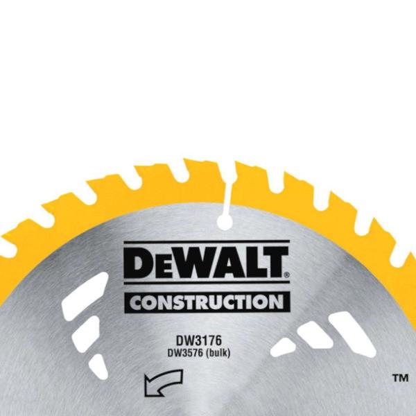 Imagem de Disco de serra circular 180 x 16 para madeira e laminado 36 dentes - DW-3176 - Dewalt