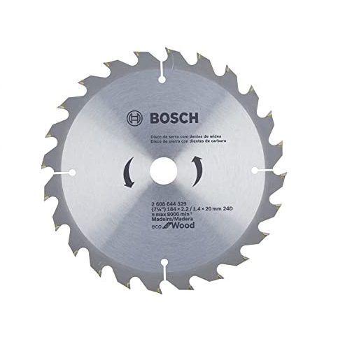 Imagem de Disco de Serra Circular Bosch 184mm para madeira 24 dentes - 2608644329 - Bosch