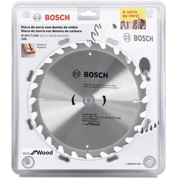 Imagem de Disco de Serra Circular Bosch 9'' 24 Dentes para Madeira