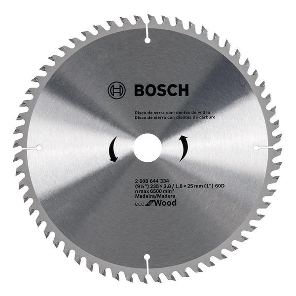 Imagem de Disco de Serra Circular Bosch Eco 9P D235mm 60 Dentes