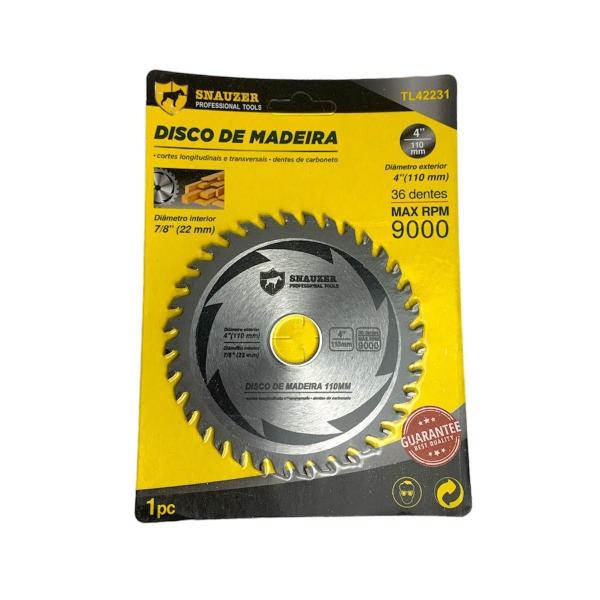 Imagem de Disco De Serra Circular Diamantado 4 110Mm Snauzer Tl42231