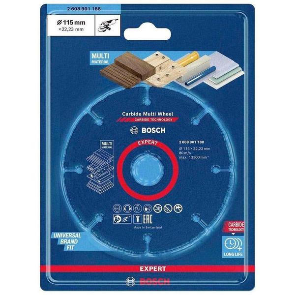 Imagem de Disco de Serra Expert 125 MM Multi Material Carbide Multi Whell 2 Unidades BOSCH