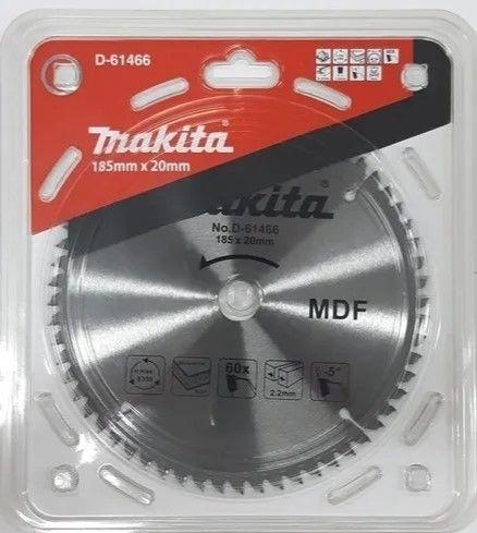 Imagem de Disco De Serra Makita 185mm X 20mm X60 Dentes P/ Mdf D-61466