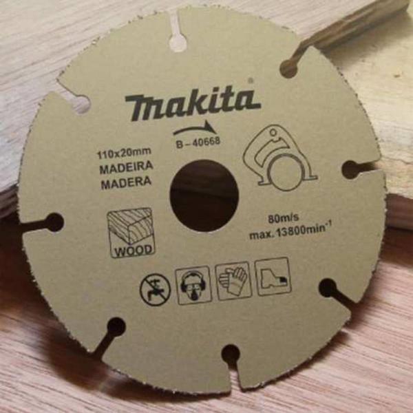 Imagem de Disco de Serra Mármore para Madeira 110x20 MM Tungstênio B-40668 MAKITA