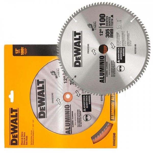 Imagem de Disco De Serra Meia Esquadria Dewalt Para Aluminio 12" 100 Dentes