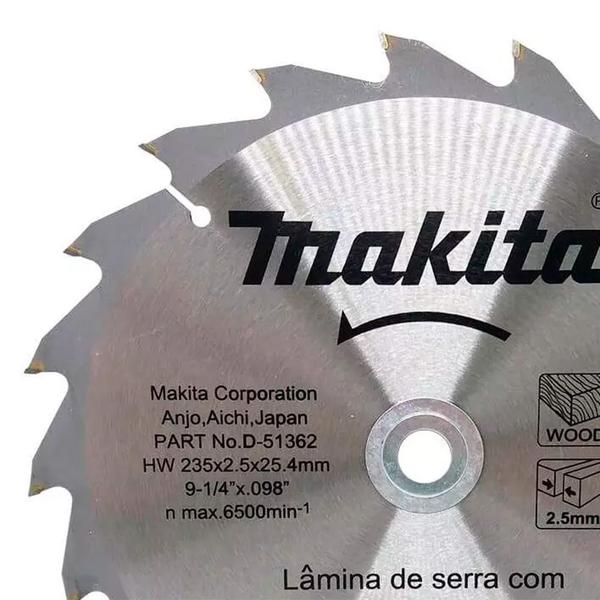 Imagem de Disco de serra metal duro 235 x 25,4 x 20 Dentes - D-51362 - Makita