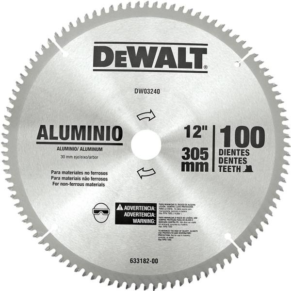 Imagem de Disco de Serra Para Alumínio 12'' 300mm 100 Dentes Dewalt