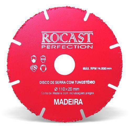 Imagem de Disco De Serra Tungstênio Madeira 110 X 20 Mm Rocast