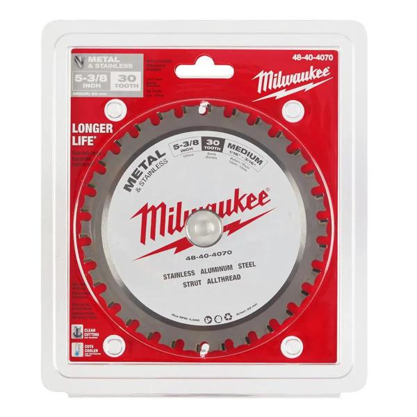 Imagem de Disco de Serra Widea para Metais 5.3/8" 30D 48-40-4070 - Milwaukee