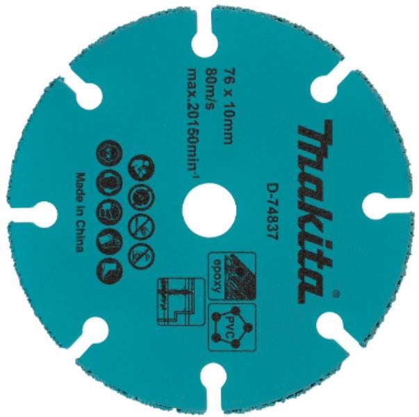 Imagem de Disco de Tungstênio 76mm x 10mm MAKITA D-74837