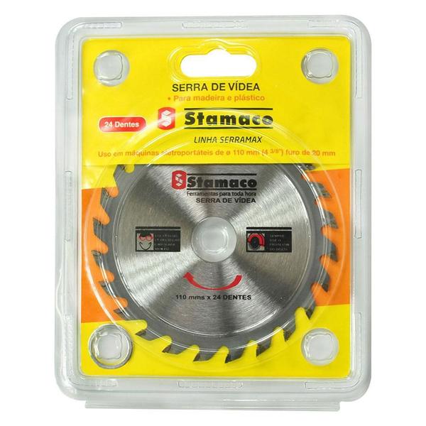 Imagem de Disco de Videa Serra Serramax 4.3/8" 24 Dentes - 2031 -  STAMACO