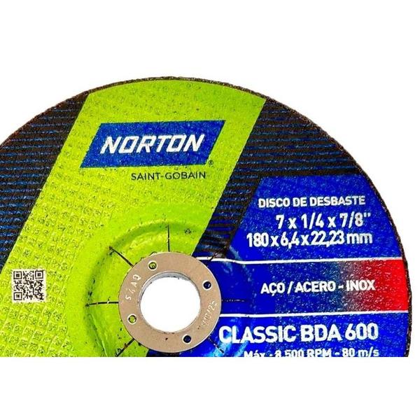 Imagem de Disco Desbaste Norton - 7''X1/4''X7/8'' - Bda 600