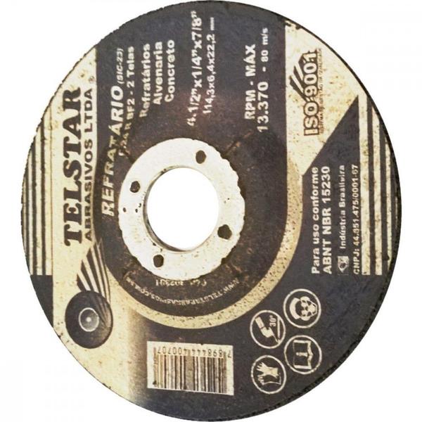 Imagem de Disco Desbaste Telstar Concreto 4.1/2  302301 ./ Kit Com 5